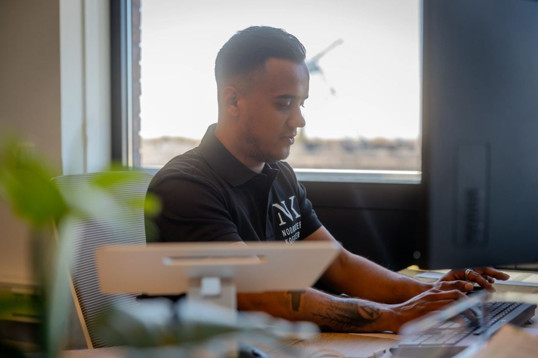 Orderverwerking op kantoor