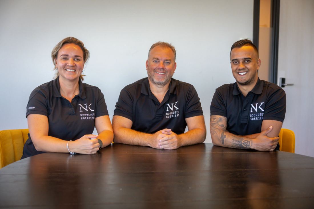 Het team van Noordzee Koeriers